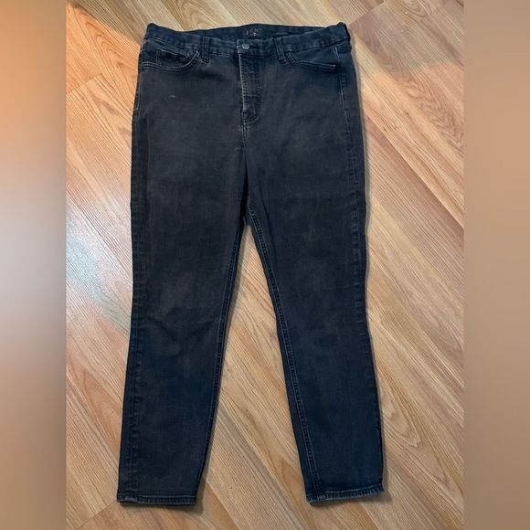 Ankle Skinny Jeans gray size 12 Jen7 - Picture 1 of 7